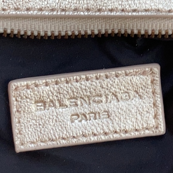 Balenciaga pouch motocross classic leather canvas - Picture 4 of 16